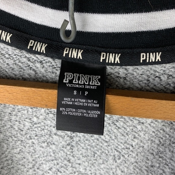 Victoria’s Secret PINK Gray V Neck Varsity Sweater - Picture 4 of 4